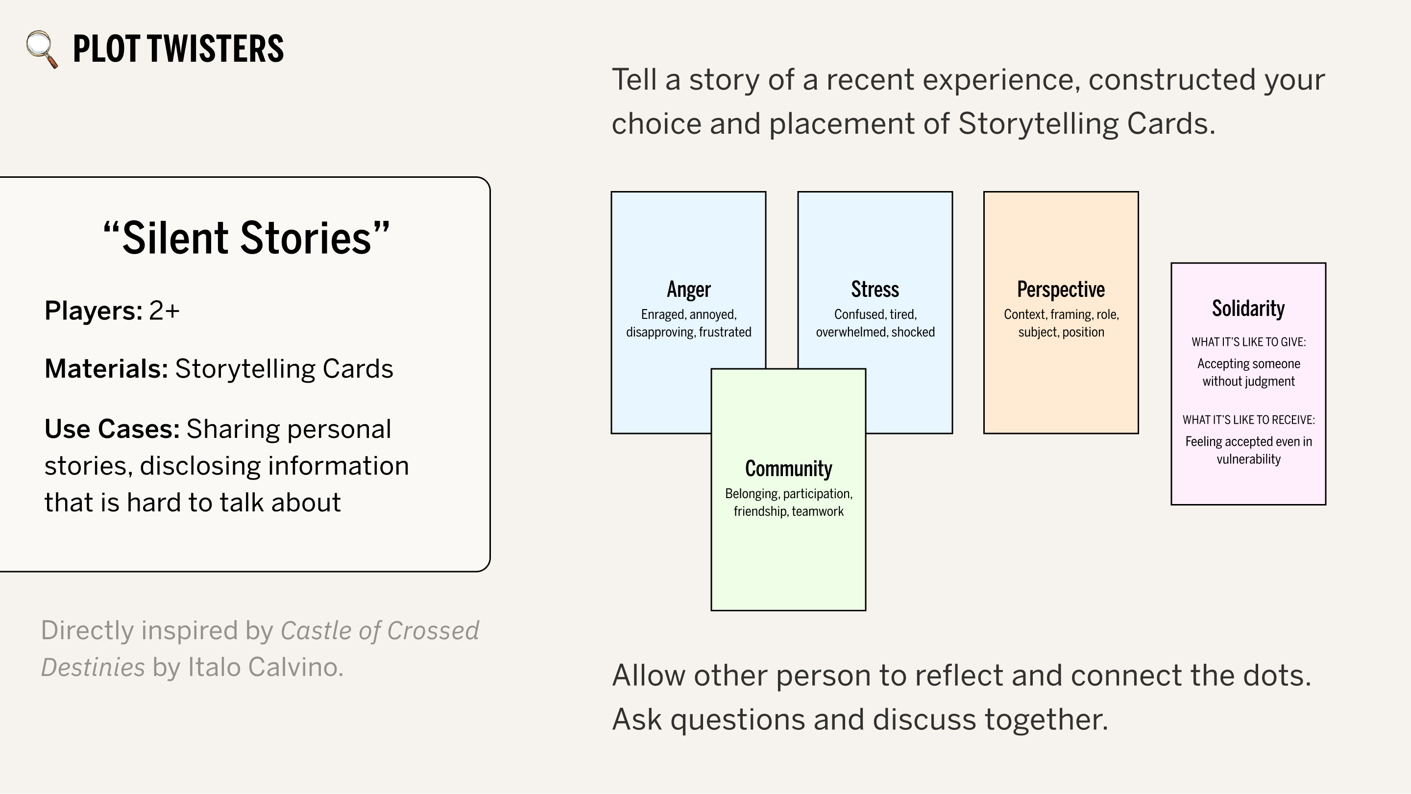 Plot Twist: A Storytelling Card Game, Board Game